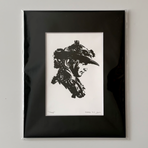 Brush & ink Digital Download of Donatello’s David
