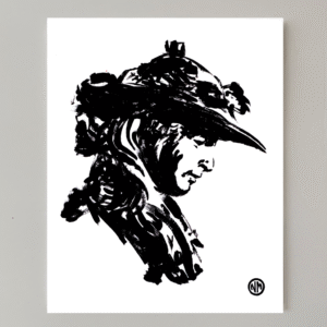 Brush & ink of Donatello’s David – Digital Download Brush & ink of Donatello’s David – Digital Download
